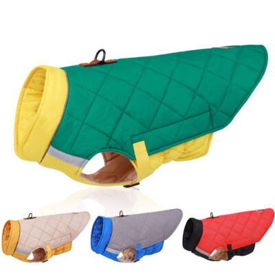 587621274 Pet Clothes Autumn And Winter Reflective Warm Pet Cotton Padded Clothes Thickened Dog Clothes Pet Supplies