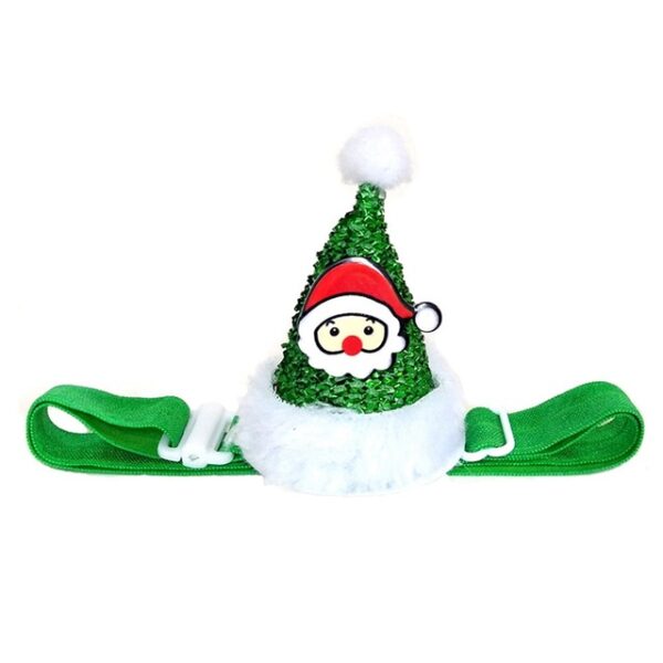587639418 Pet Cat Dog Caps Cone Hat With Adjustable Strap Dog Christmas Headpiece Costume Cap Party Supplies