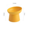 Anti overturning cat food bowl pet supplies cat water bowl rice bowl
