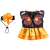 Pet Supplies Dog Clothes Christmas Dress Halloween Pet Clothes Funny Cute Butterfly Fairy Skirt (Wings Detachable)