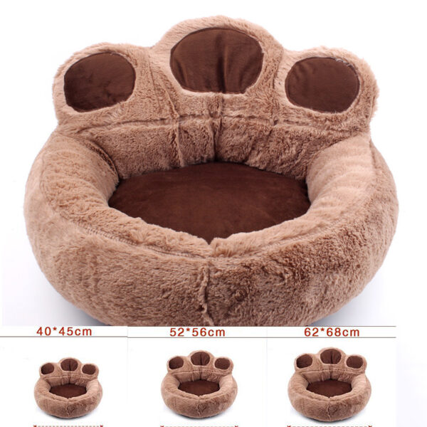 587633500 Dog House Cat House Pet Supplies Autumn and Winter Warm and Comfortable Bear Paw Pet House Dog Mat