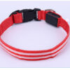 587638195 Pet Supplies LED Flash Dog Collar Nylon Translucent Double Fiber Medium Large Neck Usb Luminous Collar