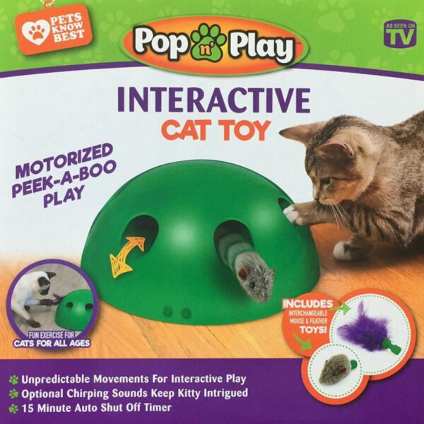 587689701 New Cat Toy Pop Play Pet Toy Ball POP N PLAY Cat Scratching Device Funny Traning Cat Toys For Cat Sharpen Claw Pet Supplies