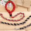 587690313 Anti-Bite Dog Chain Big Dog Traction Rope Golden Retriever Samoyed Husky Iron Traction Rope Pet Supplies
