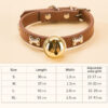 Claw Print Bone Alloy Bells for Pet Collars - Supplies for Dogs & Cats