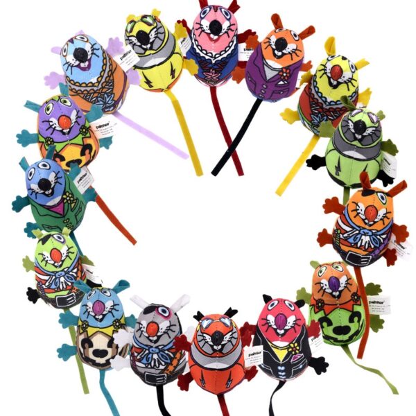 587634390 1pcs Cat Supplies Cat Toys Interactive Inner Catnip And Bell Long Tail Mouse Playing Toys For Cats Kitten Pet Supplies Product