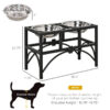 1c6b57fe-cfb0-47a0-9799-e20b211339a3.jpg Double Stainless Steel Heavy Duty Dog Food Bowl Elevated Pet Feeding Station