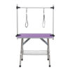 1fca0d03-23bc-48df-9a9d-96ddd65720b9.jpg Dog Pet Grooming Table Stainless Steel Frame Rubber Pads