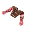 Christmas Dog Scarf Knitted Elk Scarf Striped Hair Ball Pet Scarf Outdoor Winter Warm Cat Dog Scarves Puppy Collar Pet Supplies