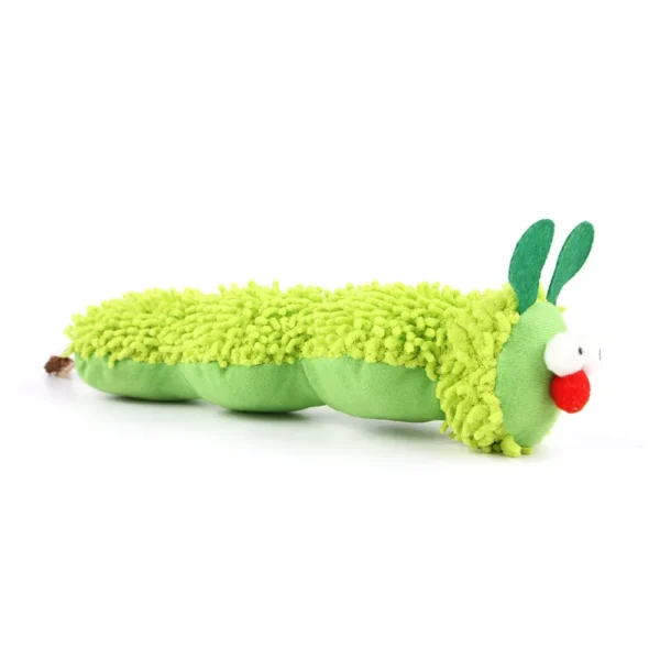 587689906 Cat Chew Toys Caterpillar Catnip Molar Toy Silvervine Cat Teaser Interaction Toy Clean Mouth Kitten Toy Pet Supplies Accessories
