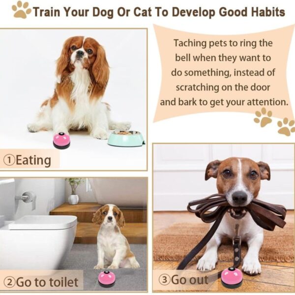2308f987-8a8d-4049-9940-b6a06d364da2.jpg 2 Pack Dog Door Bells Dog Doorbell To Go Outside Puppy Train Bell For Dogs To Ring