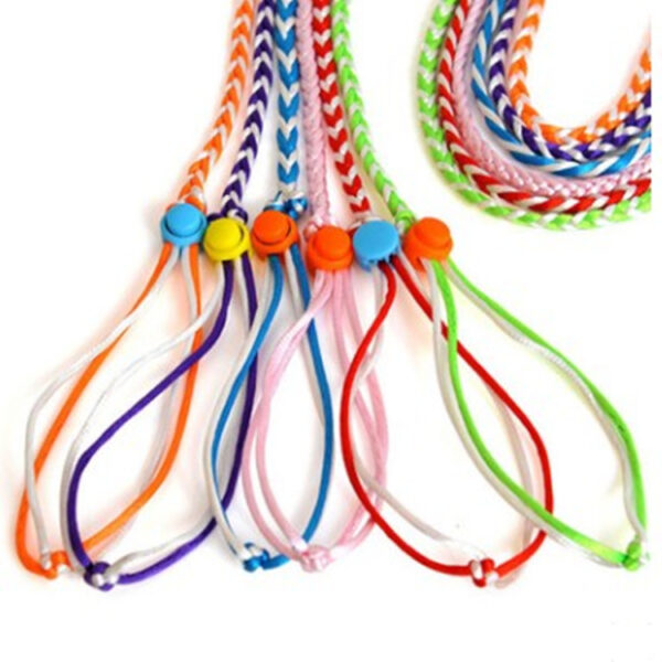 587634718 Hand-Woven Small Pet Dual-Purpose Traction Rope Pet Sliding Mouse Rope Walking Squirrel Traction Rope Hamster Supplies