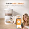 24f843e0-7eb5-49e1-b683-e52f26302457.jpg Smart Pet Feeder 3L Automatic Food Dispenser For Cats, Dogs Small Pets Indoor, Timed And Quantitative Dry Food Cat Feeder Kibble, Feeding
