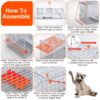 25d3ee3e-ac56-40f5-8248-e0cefb1e222f.jpg 1Pc Live Animal Trap Cage 37x14x15in Folding Catch And Release Humane Cat Trap Galvanized Iron For Raccoons Foxes Coyotes Stray Dogs Armadillos Squirrels
