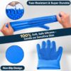280d2062-7259-48d2-95fb-4f96876fccda.jpg 6PCS Grooming Bath Supplies For Dogs, Cats Dog Washing Gloves Dog Bath Brush Dog Shower Brush Pet Grooming Gloves Dog Grooming Kit Pet