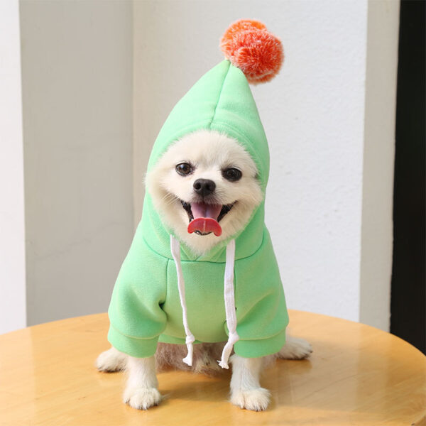 587690110 Chick Transformed Dog Cat Small Medium-Sized Dog Autumn And Winter Sweatshirt Scratch Pet Clothes Supplies Teddy Fighting Bichon