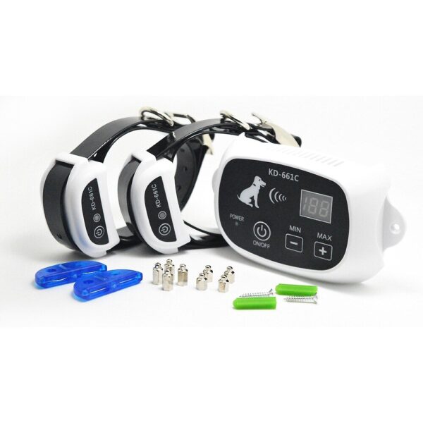 587636218 Wireless Electric Dog Pet Fence Containment System Transmitter Collar Waterproof LCD Display Dog Fence Safety Pet Supplies