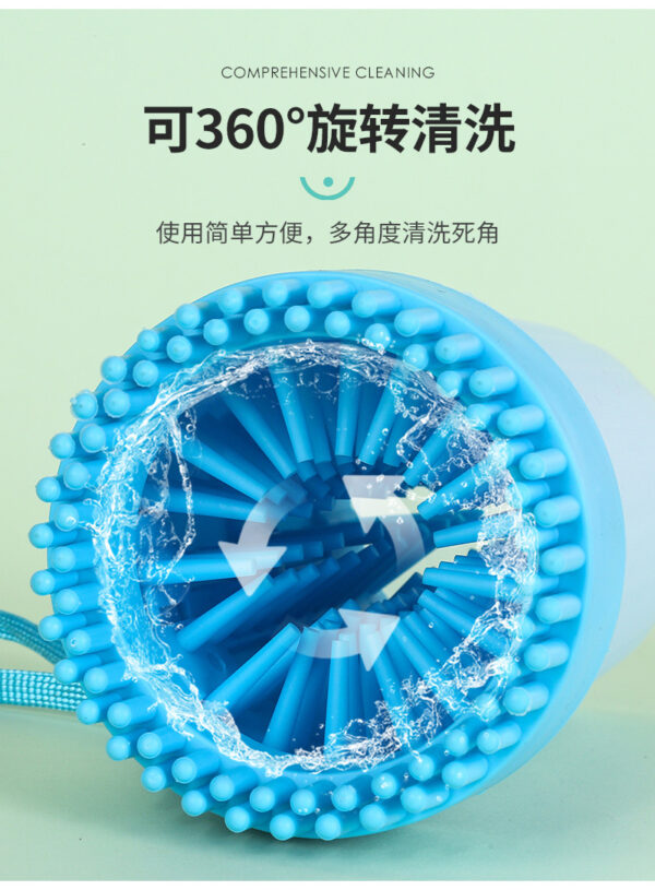 587814516 Paw Plunger Pet Paw Cleaner Soft Silicone Foot Cleaning Cup Portable Cats Dogs Paw Clean Brush Home Practical Supplies