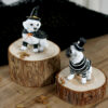 Halloween Decoration Ins Style Pet Dog Witch Resin Figurine Pet Shop Decor