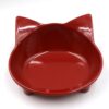 Pet Bowl Melamine Non Slip Cute Cat Color Melamine Cat Bowl Cat Food Bowl Pet Supplies