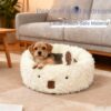 587693140 Dog Bed Winter Warm Half-Enclosed Dog Bed Pet Nest Dog Pad Pet Dog House Pet Bed Pet Enclosure