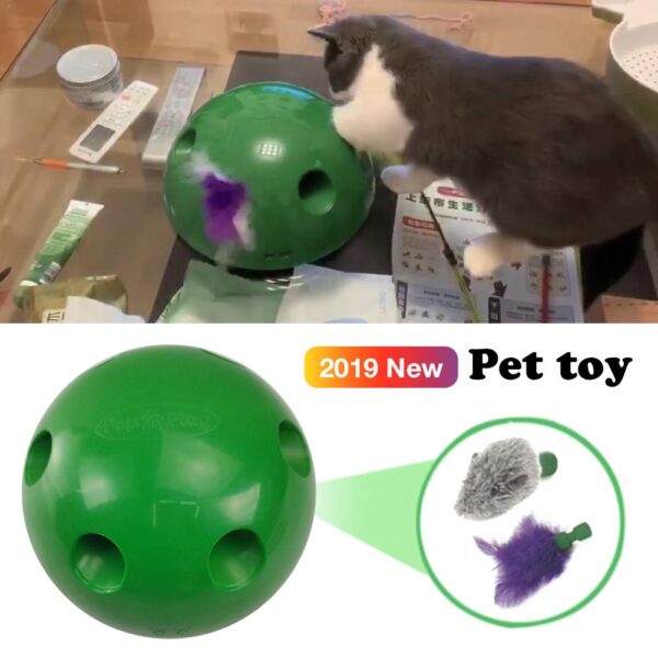 587689699 New Cat Toy Pop Play Pet Toy Ball POP N PLAY Cat Scratching Device Funny Traning Cat Toys For Cat Sharpen Claw Pet Supplies