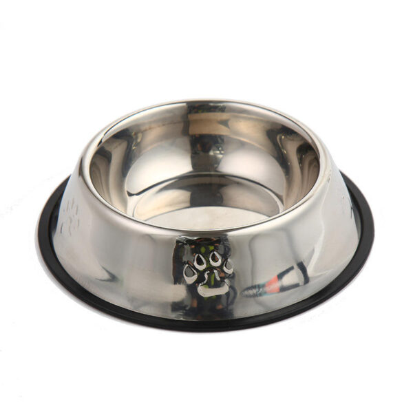 587813643 Stainless Steel Dog Bowl High-Grade Non-Slip Pet Bowl Pet Food Bowl Food Utensils 6 Sizes Pet Supplies