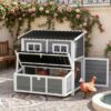 Wooden Pet Coop With Nesting Box