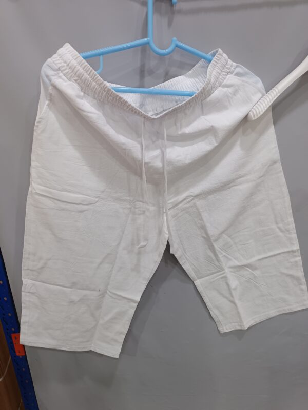 2bdfb4bb-7c3d-4710-824c-8e03f1523536.jpg New Linen Drawstring Elastic Waist 34 Casual Shorts Men