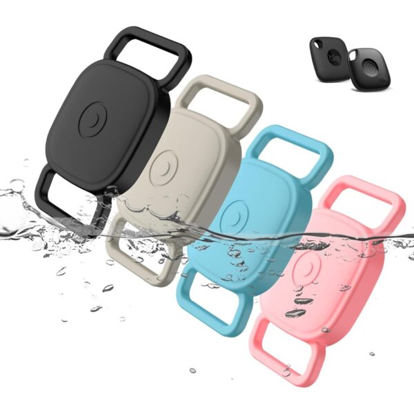 2c37106a-6d90-47f1-a3c8-500cc4b2d0a2.jpg Dog Collar Holder For Tile Mate Waterproof Anti Lost Protective Case With Mate Tile Tracker For Cat Pet Necklace, Soft Silicone