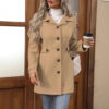 2e15c1c5-8808-4b0d-b804-e24f09d62957.jpg Elegant Single-breasted Woolen Coat Buttons Lapel Mid-length Jacket Temperament Commuter Outwear Clothing For Women