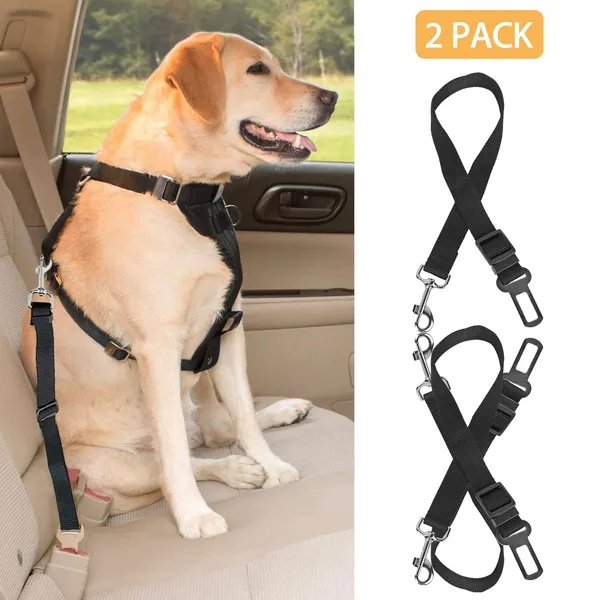 2f273137-989c-4e19-9979-4b489177a2cc.jpg 2Pcs Pet Dog Seat Belt Leash Adjustable Pet Dog Cat Safety Leads Harness