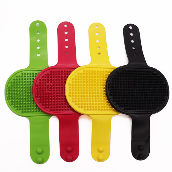 587634473 Soft Rubber Dog Cat Brush Pet Bath Silicone Comb Massage Comb Hair Remover Pet Supplies Dog Grooming Wash Cleaning Equipment