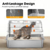 STAINLESS STEEL CAT LITTER BOX