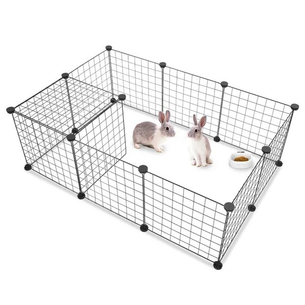 323db325-9944-4dbd-9397-512813961ef3.jpg Pet Playpen Small Animal Cage Indoor Portable Metal Wire Yard Fence For Small Animals