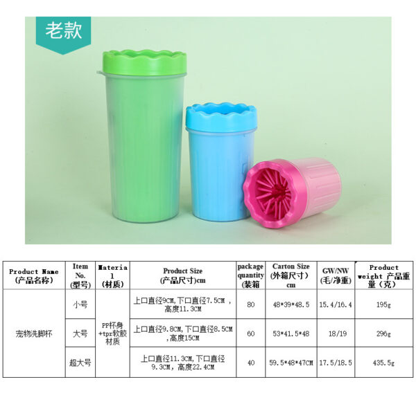 587814512 Paw Plunger Pet Paw Cleaner Soft Silicone Foot Cleaning Cup Portable Cats Dogs Paw Clean Brush Home Practical Supplies