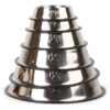 587813642 Stainless Steel Dog Bowl High-Grade Non-Slip Pet Bowl Pet Food Bowl Food Utensils 6 Sizes Pet Supplies