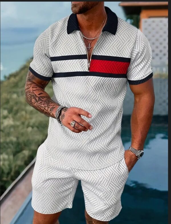 32ba4ce4-7dcb-4891-863f-d663a19a008a.jpg Polo Shirt Sports Short Sleeve Shorts Suit For Men