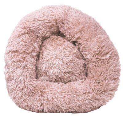 33299629-c8e9-4458-8968-b39c6b414367.jpg Premium Plush Round Dog Bed, Soft Cozy Pet Bed With Raised Edge