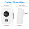33ac4fe3-746a-4933-a097-dde06be0547b.jpg 6 Pack 32-120KHz Ultrasonic Insect Repellent Indoor Plug In Bug Repellent Mosquito Roaches Mice Control With 3 Modes For Bedroom Garage Warehouse Office For Spring Summer