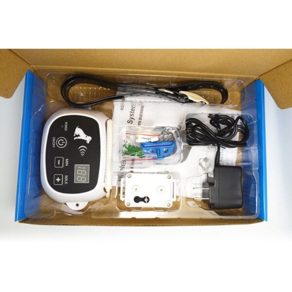 587636221 Wireless Electric Dog Pet Fence Containment System Transmitter Collar Waterproof LCD Display Dog Fence Safety Pet Supplies