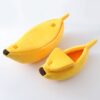 587691242 Funny Banana Cat Bed House Cute Cozy Cat Mat Beds Warm Durable Portable Pet Basket Kennel Dog Cushion Cat Supplies 4 Colors