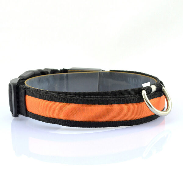 587814167 LED Pet Luminous Collar USB Charging Collar Teddy Luminous Neck Sleeve Small Large Dog And Cat Supplies