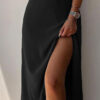359deb14-bea4-4c3f-a1cf-9bed57417c1c.jpg V-neck Slit Sling Dress Summer Fashion Sexy Slim Suspender Dresses For Women Clothing