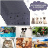 Pet bath towel quick drying and absorbent for dogs and cats bath towel soft and quick drying pet supplies