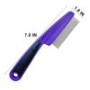 Comb With Rubber Handle, Flea And Tick Combs For Dogs Cats, Fine Tooth Dog Comb For Grooming