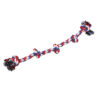 Large Dog Pet Toy Durable Chew Cotton Rope Five-Knot Dog Pet Supplies for Dogs and Cats