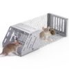 370c5aea-96c7-4efa-b29e-a837f275722f.jpg 1Pc Automatic Continuous Rat Trap Single Door Mouse Cage Humane Live Animal Trap Cage Indoor Outdoor For Small Rodents Mice Voles