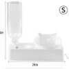 Cat Bowl Double Bowl Dog Bowl To Protect The Cervical Spine Pet Bowl Automatic Waterer Cat Food Bowl Pet Supplies
