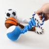 587638380 Dog Toy Sound Molar Super Soft Cloth Ball Pet Toy Ball Dog Training Supplies Interactive Toys